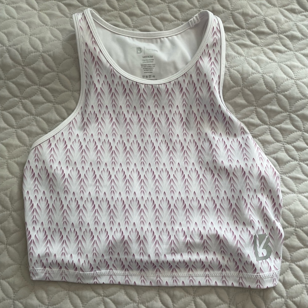 Pink & White BuffBunny Tank Top size M